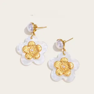 Minimalist Serene Bloom Earrings