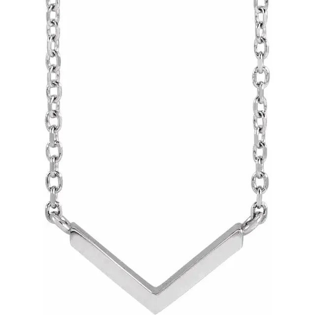 Minimalist V Necklace - Special Order