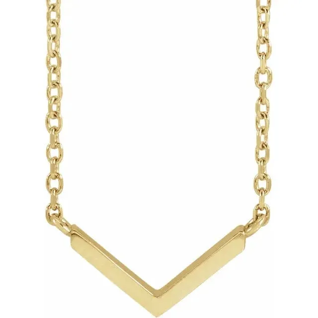 Minimalist V Necklace - Special Order
