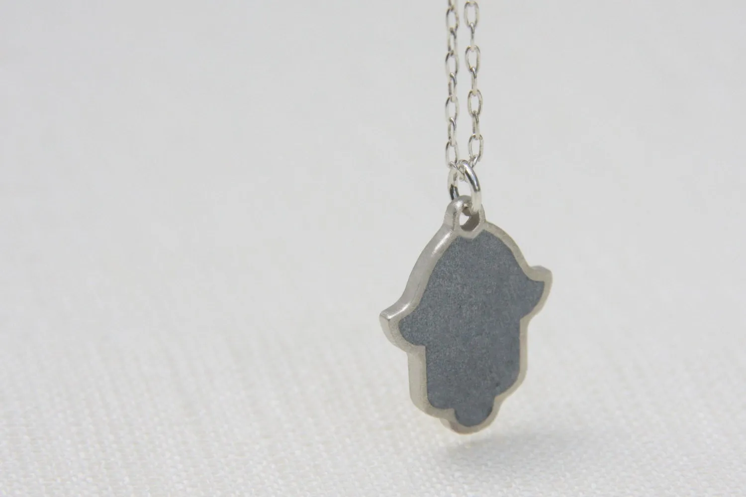 Modern Judaica Gold Hamsa Necklace