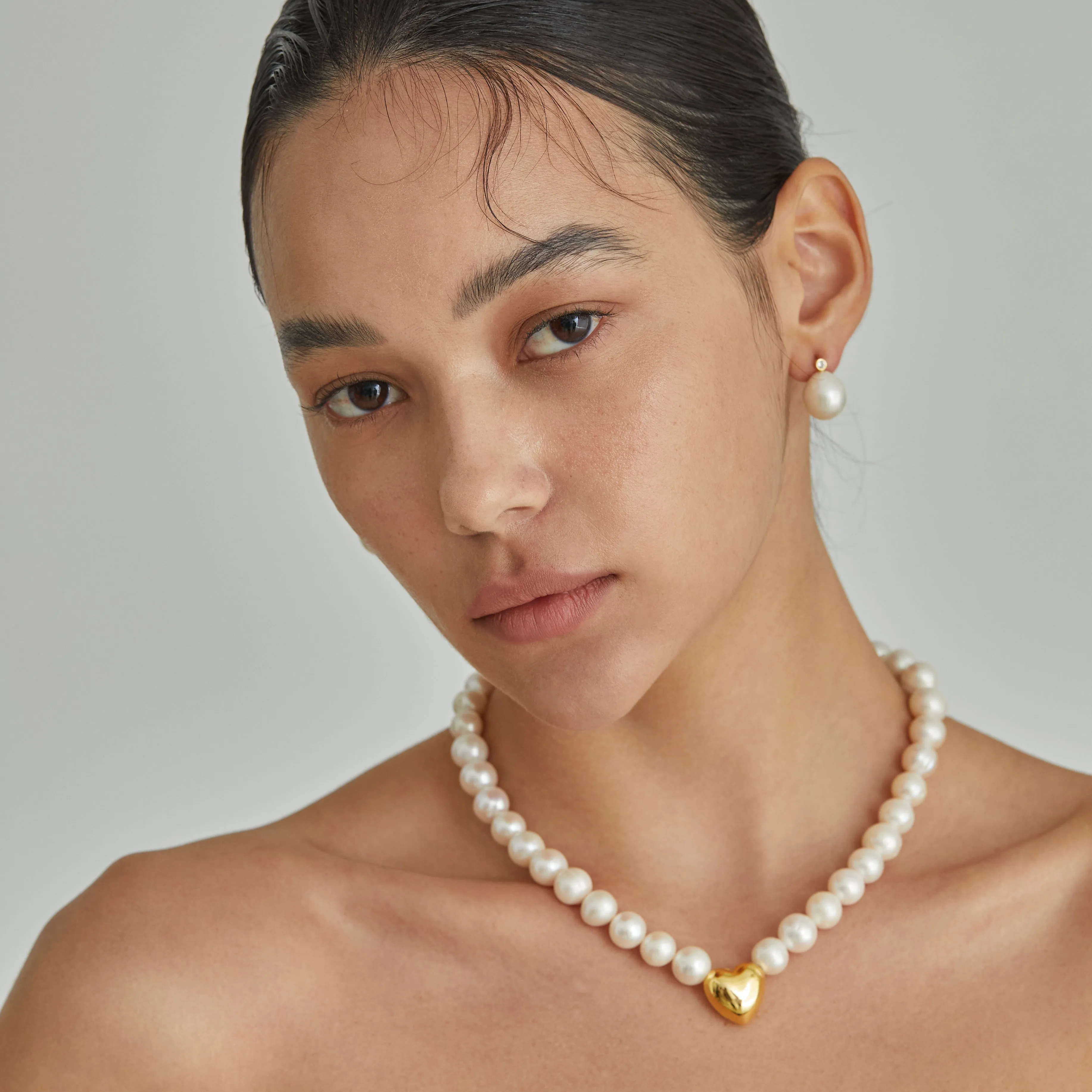 Modern Pearl Earrings