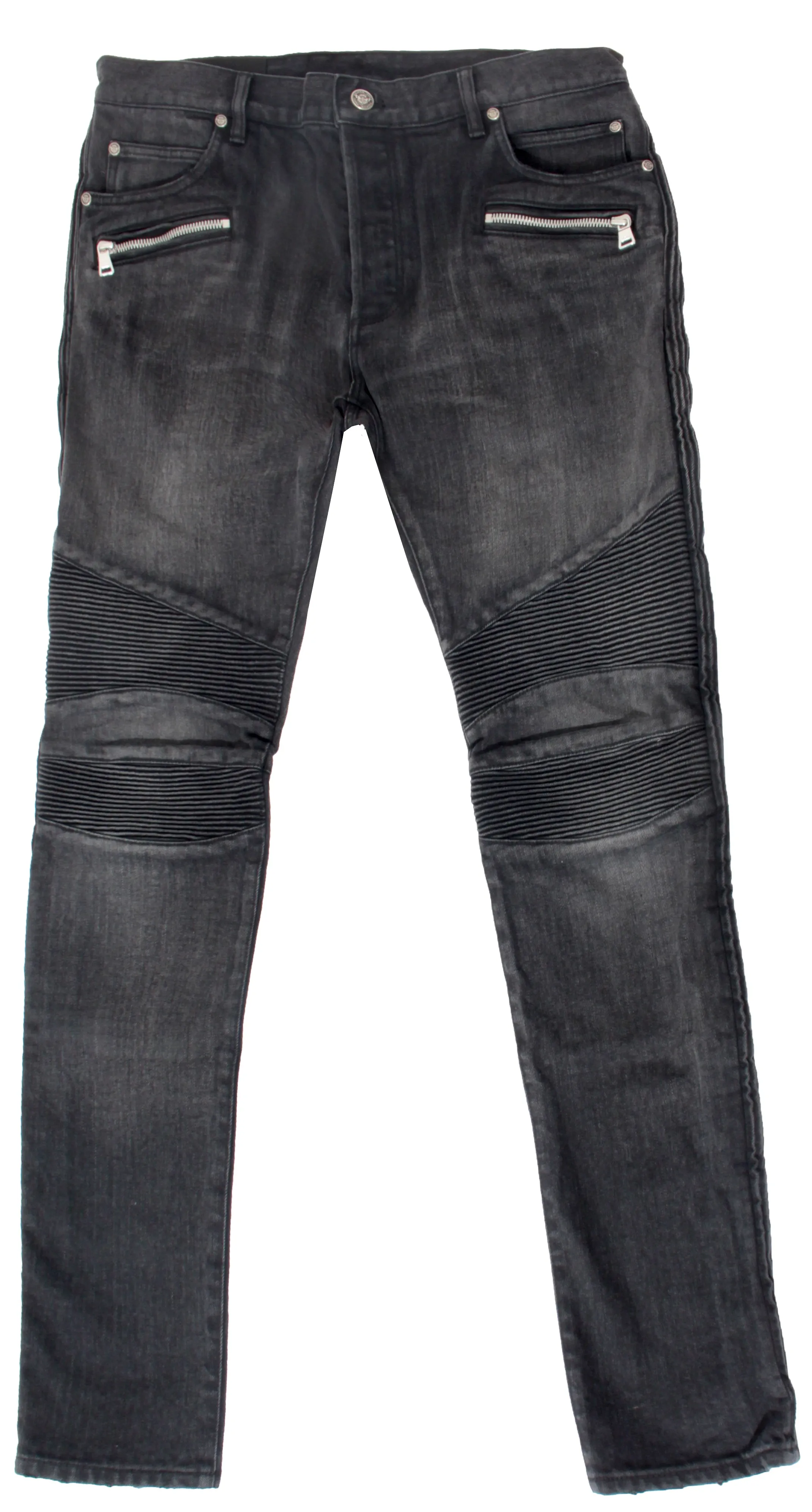 Monogram Ribbed Denim - Black