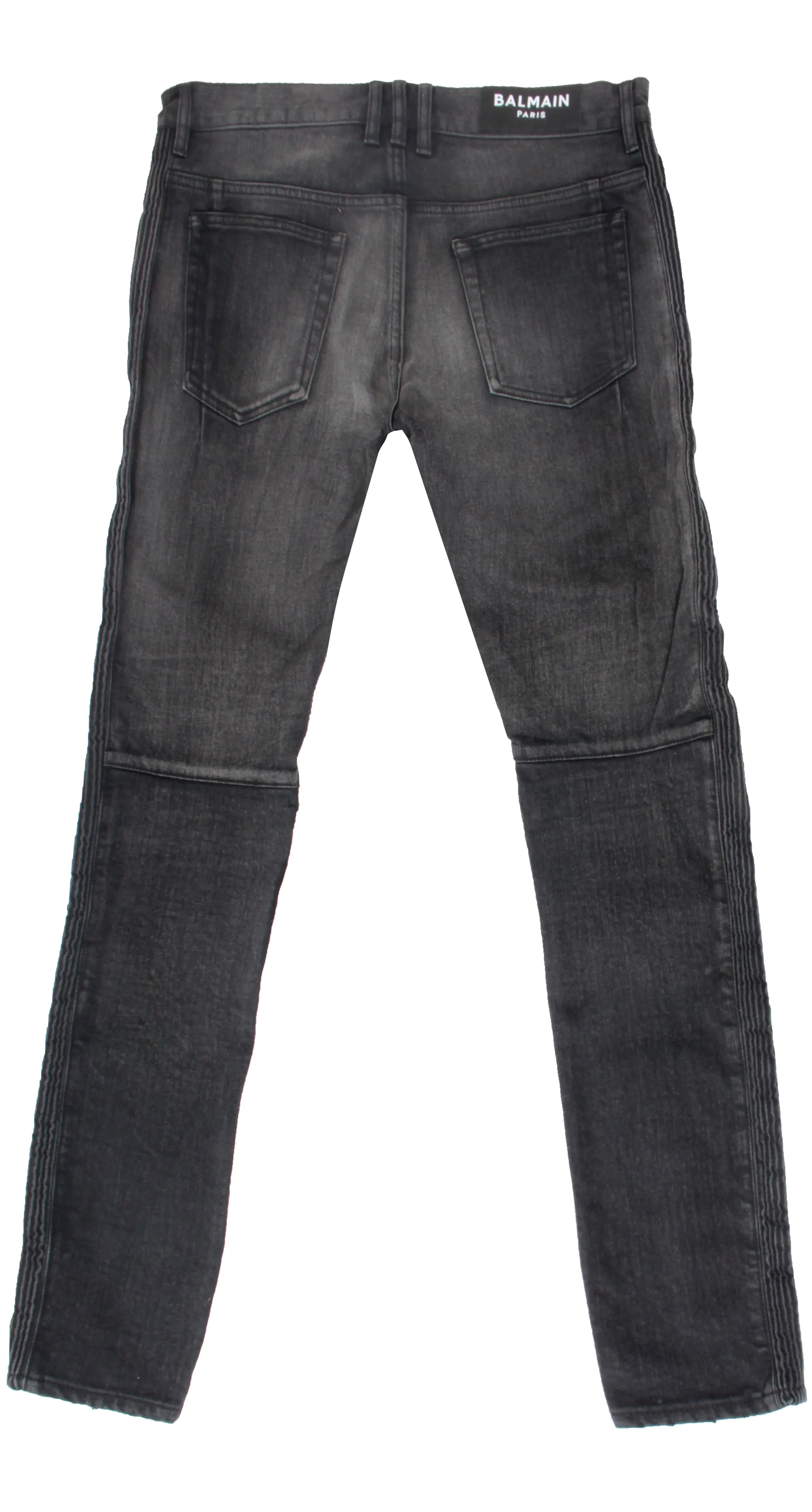 Monogram Ribbed Denim - Black