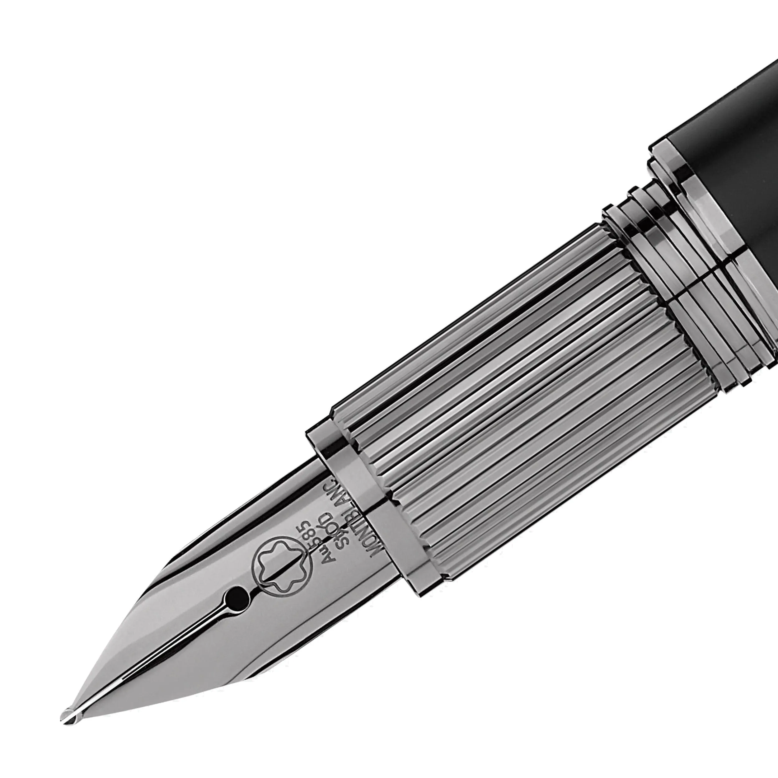 Montblanc Statewalker Ultrablack Precious Resin Forma Punta F 126339