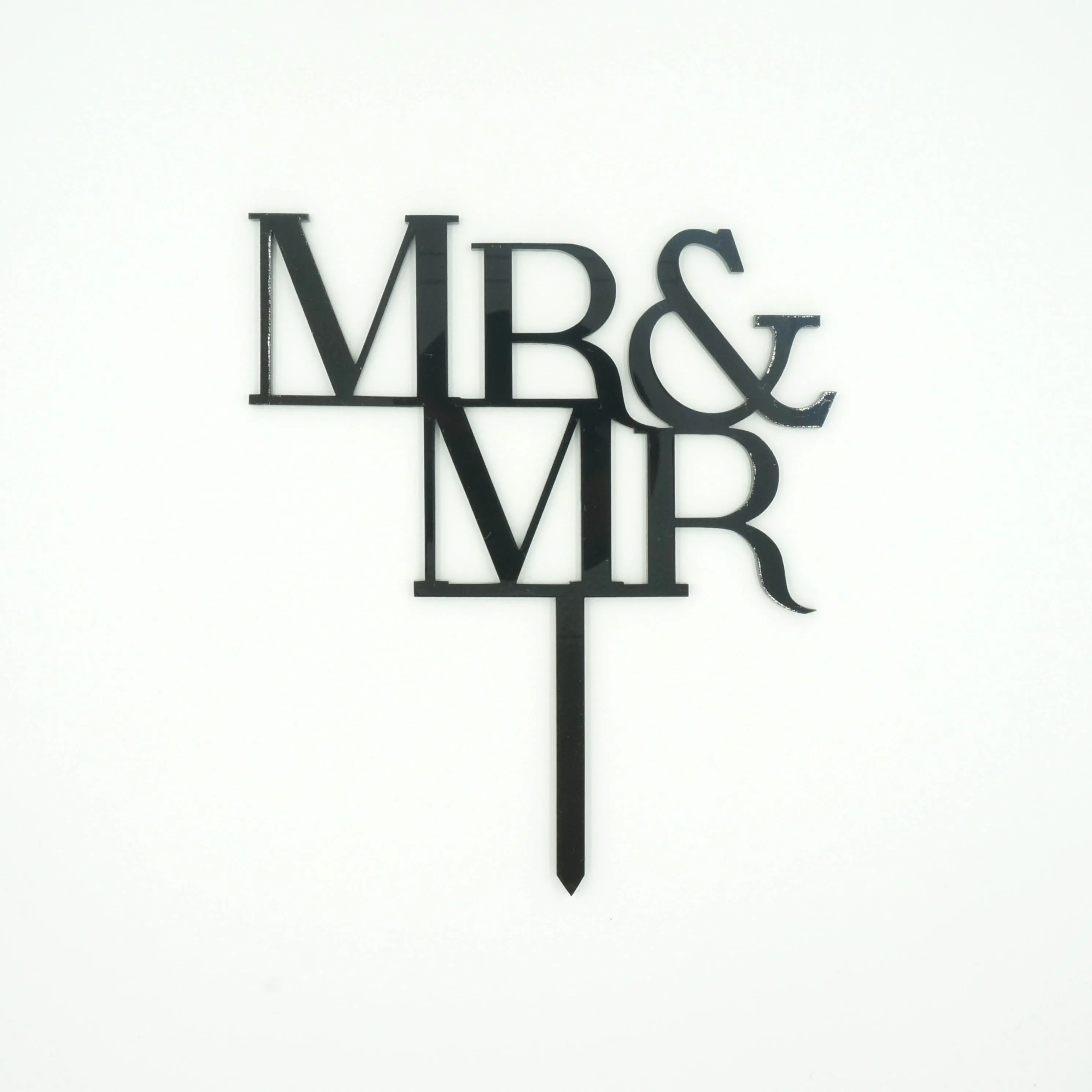 Mr and Mr Wedding Cake Topper Groom and Groom Gay Premium Cake Topper