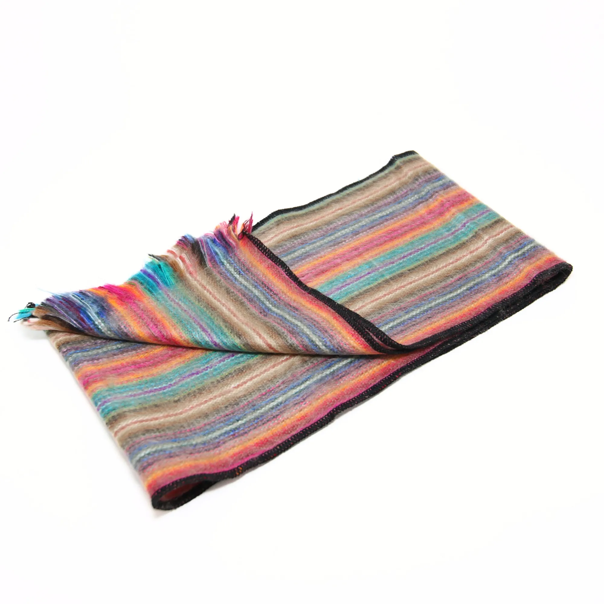 Multicolor Alpaca Traditional Scarf