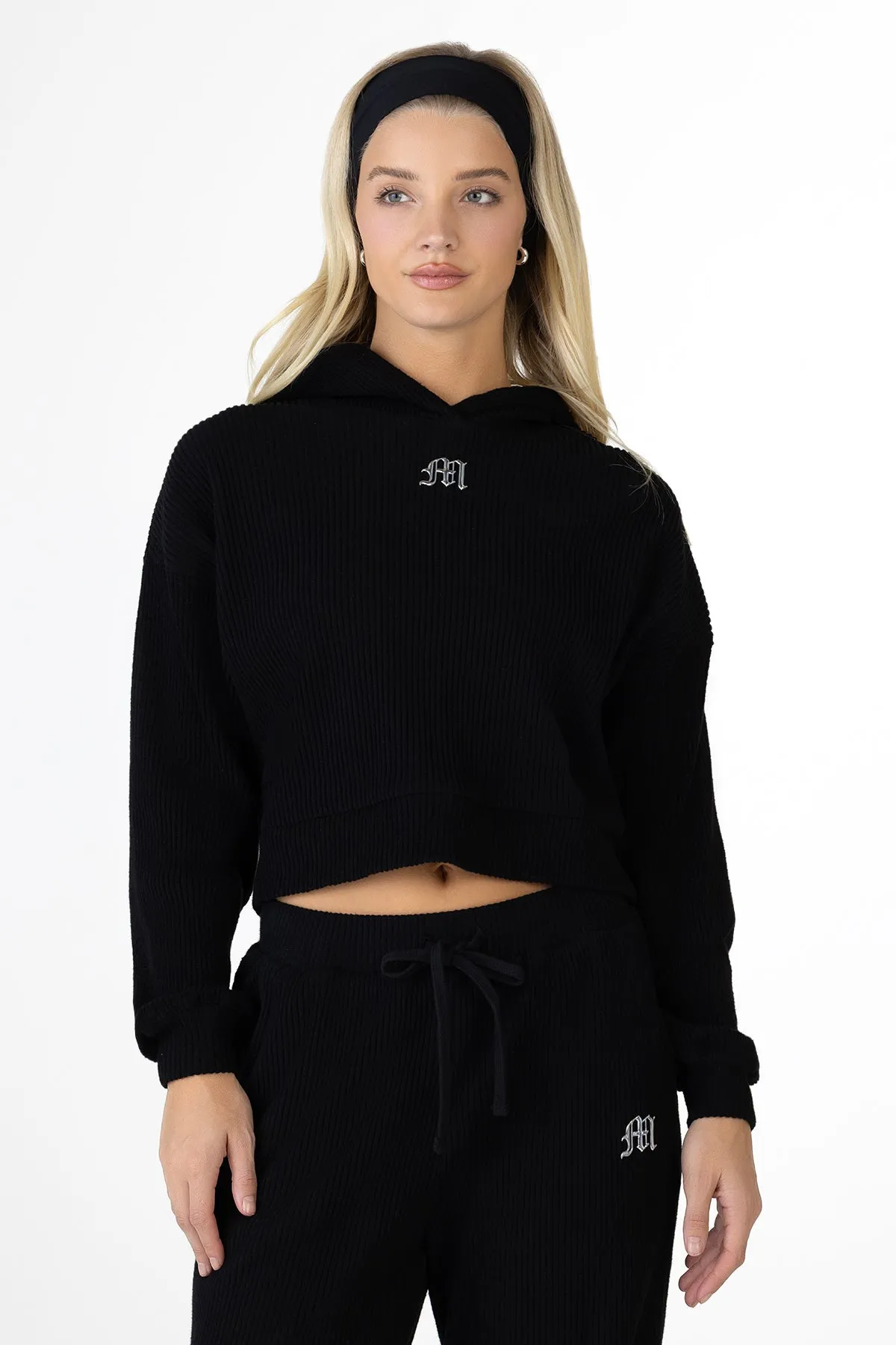 Nara Ribbed Hoodie