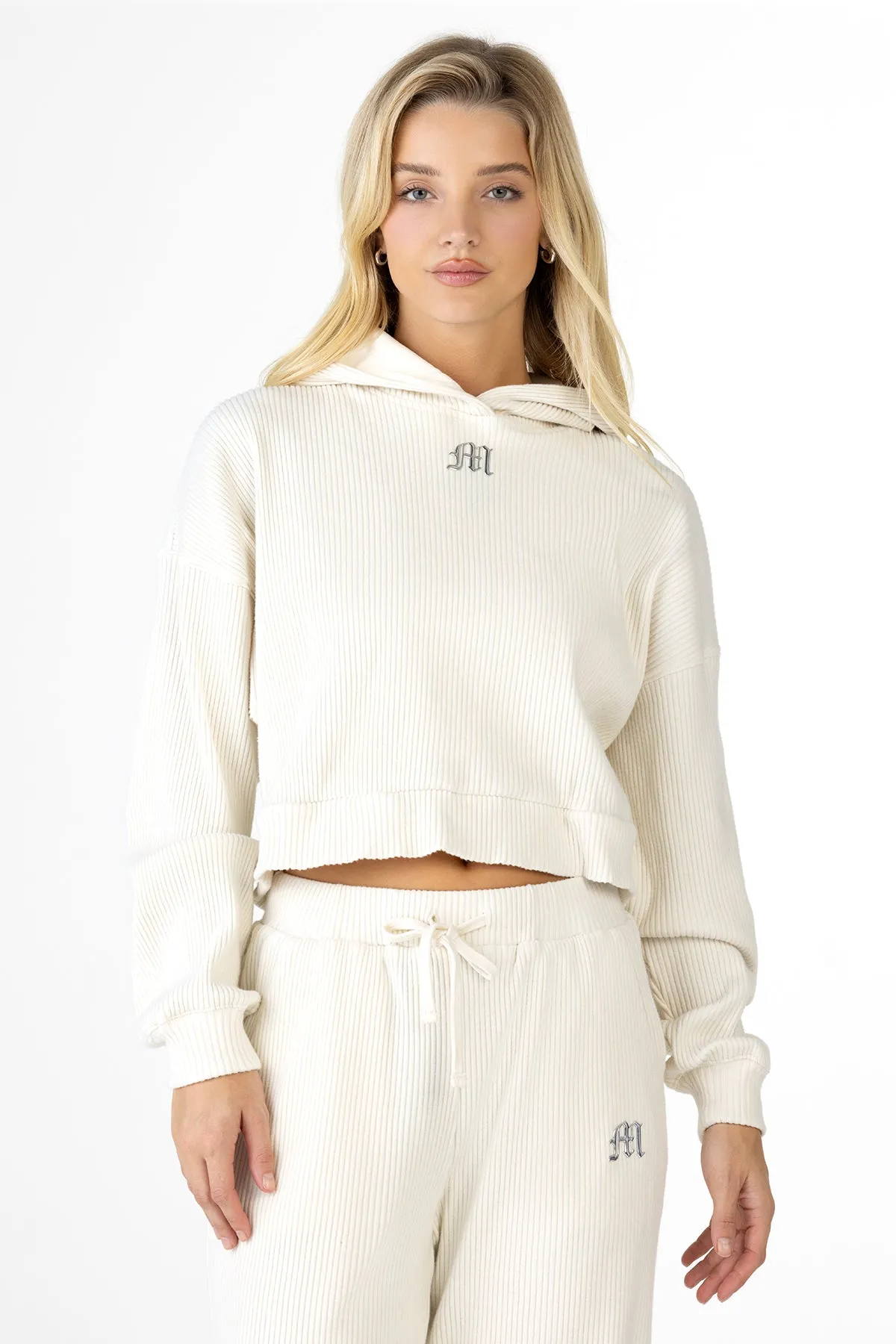 Nara Ribbed Hoodie