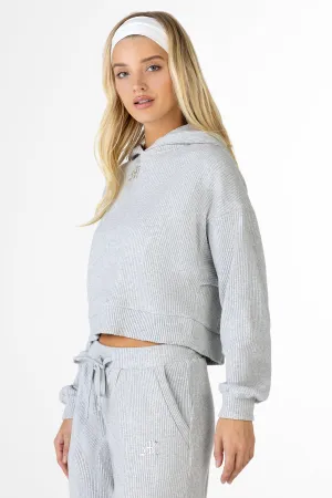 Nara Ribbed Hoodie