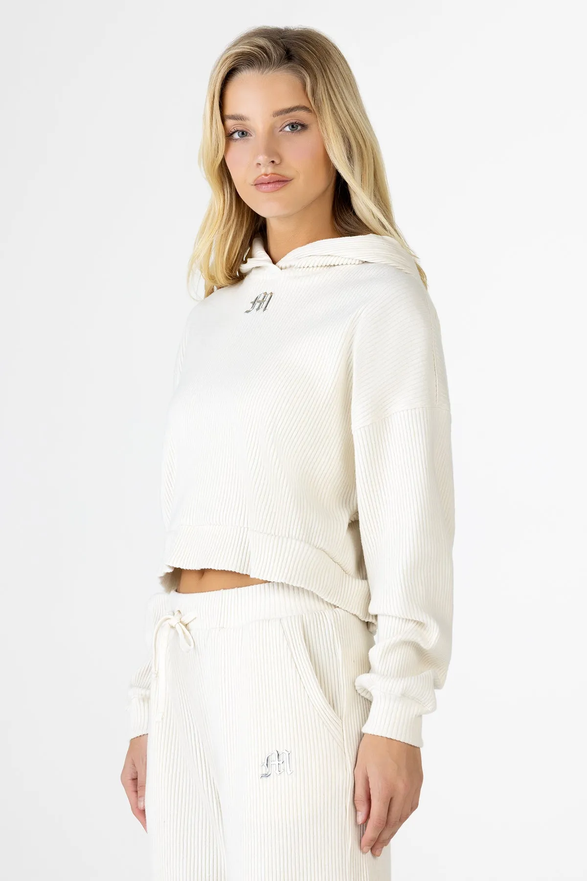 Nara Ribbed Hoodie