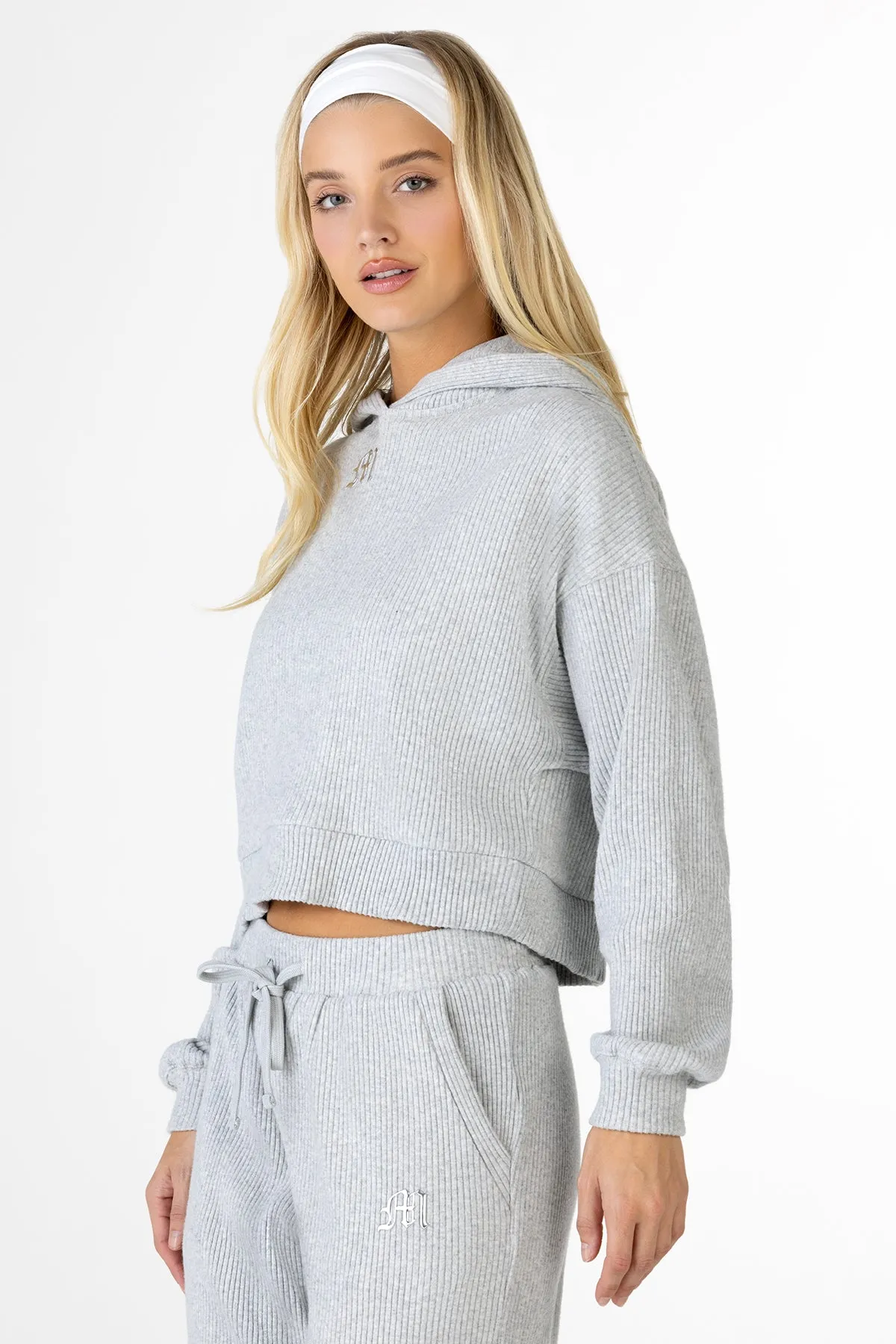 Nara Ribbed Hoodie
