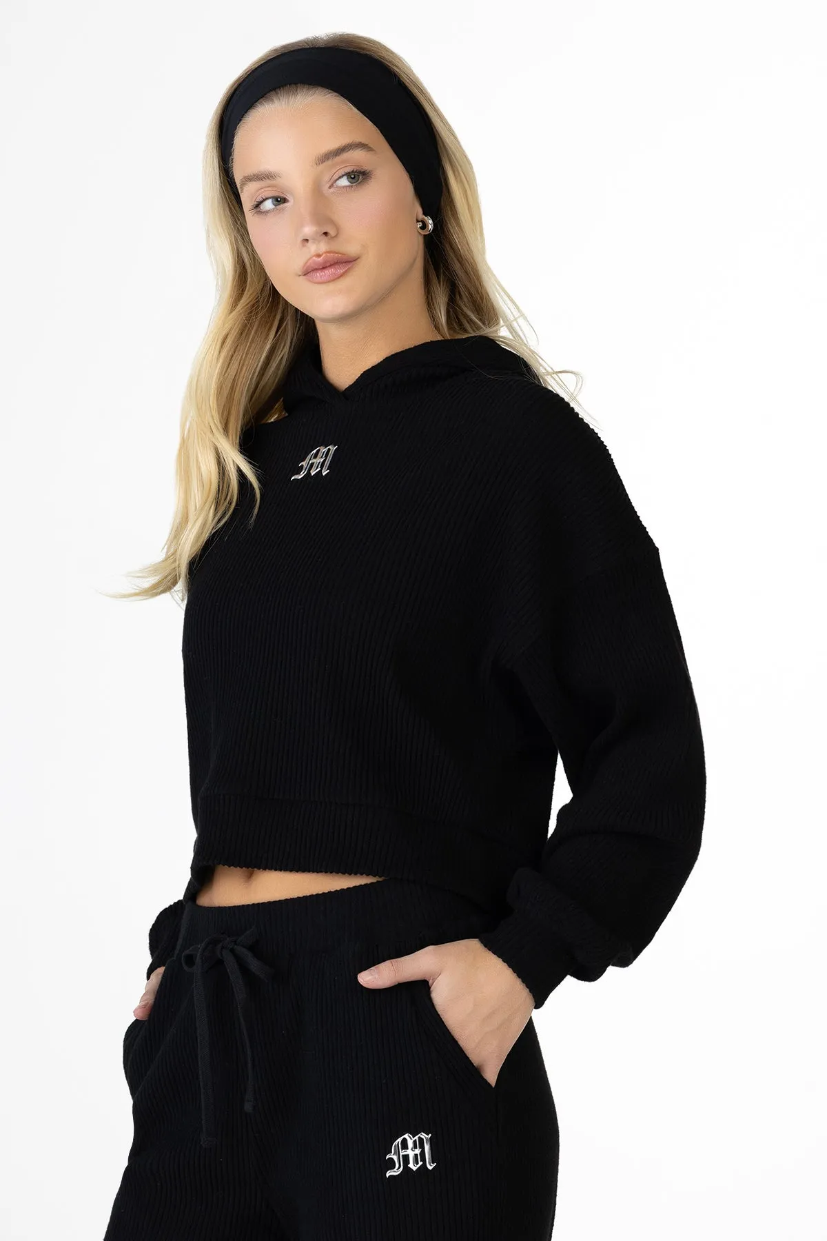 Nara Ribbed Hoodie