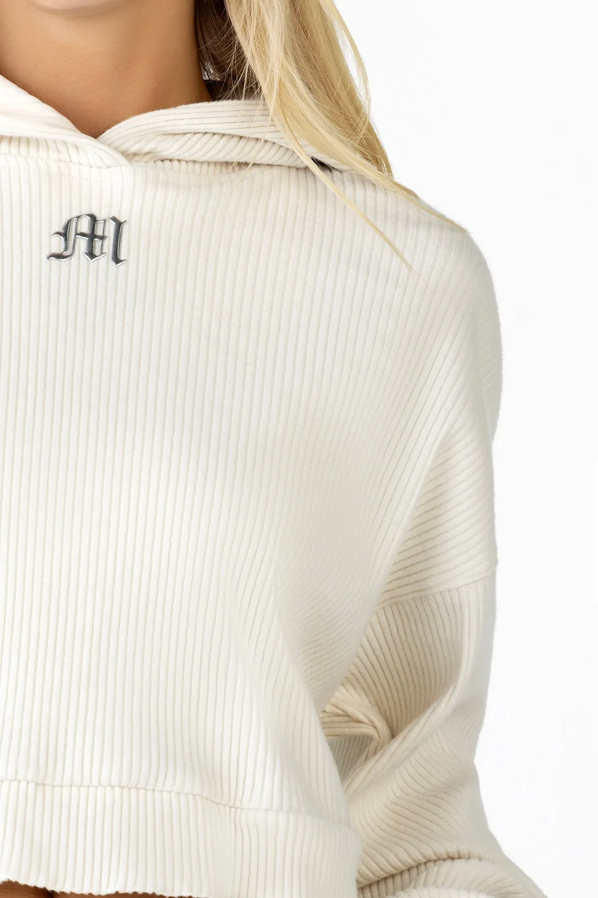 Nara Ribbed Hoodie