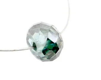 Natural Round Blue Diamond Loose Bead for Making Jewelry 6 mm