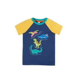Navy Blue / Dino Renny Raglan T-Shirt