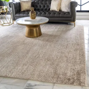 New Unique Loom Del Mar Collection Contemporary Transitional Beige Square Rug (8' 0 x 8' 0) Retails $325 