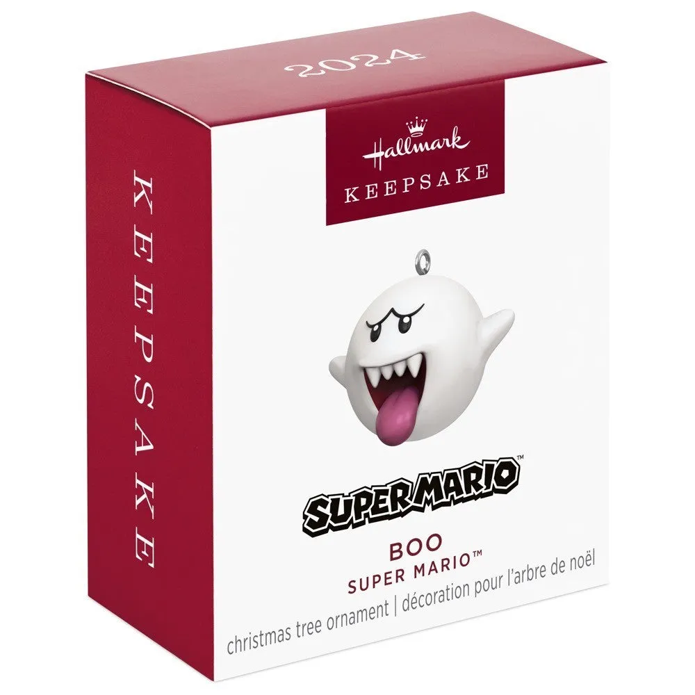 Nintendo Super Mario Boo Miniature Hallmark Keepsake Ornament 0.98''