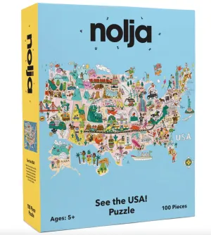 Nolja See the USA 100pc Jigsaw Puzzle