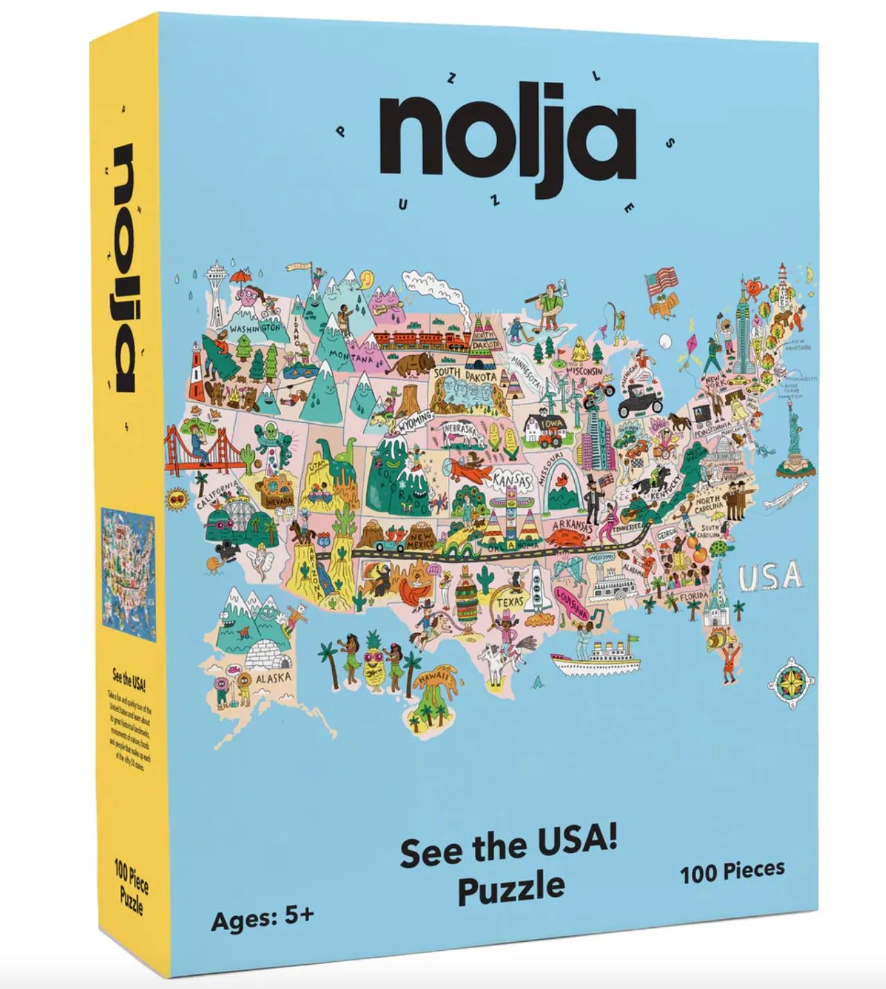 Nolja See the USA 100pc Jigsaw Puzzle