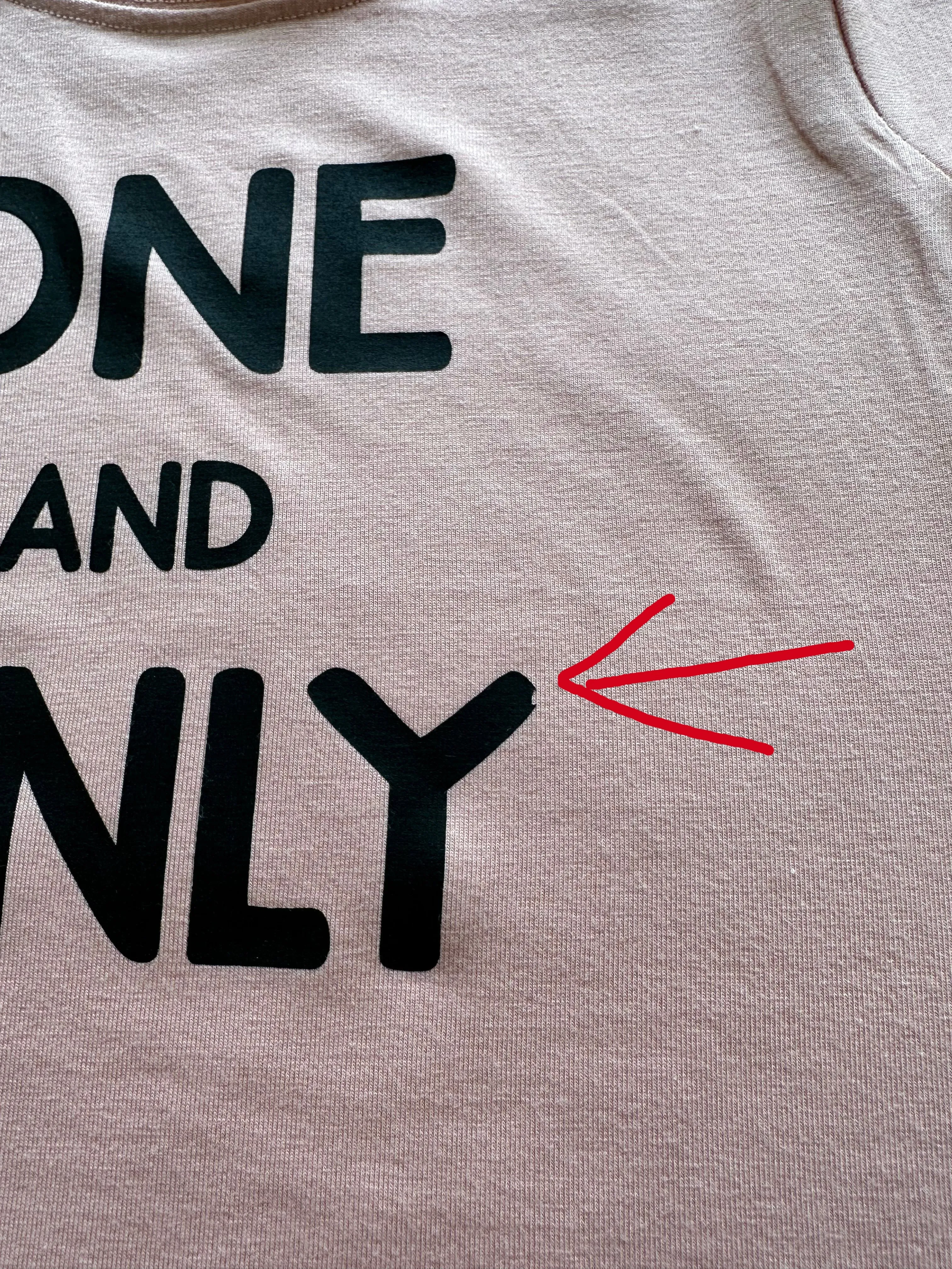 One and Only Tee - Rose (2Y) FINAL SALE*