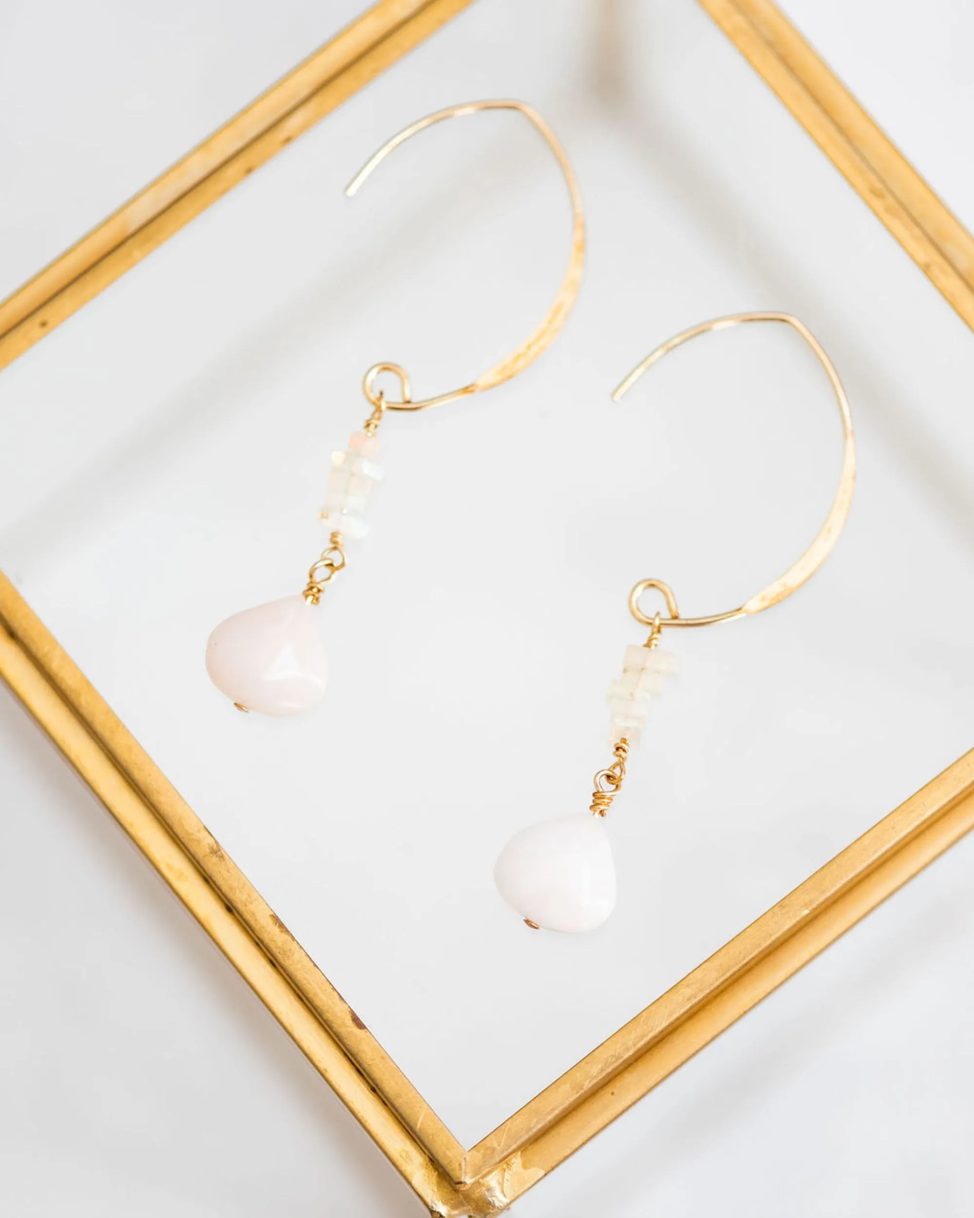 Opal Earrings - October