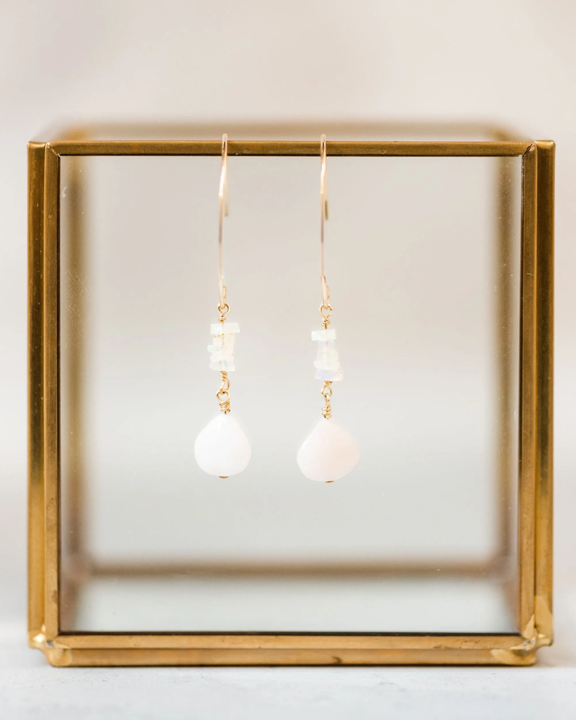 Opal Earrings - October
