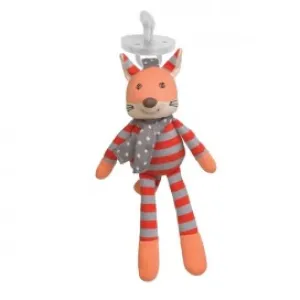 Organic Farm Pacifier Buddy - Frenchy Fox