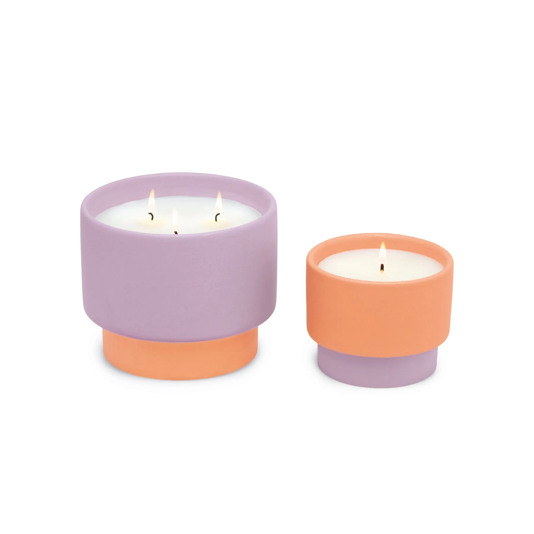 Paddy Wax Color Block Ceramic Vessel Candle