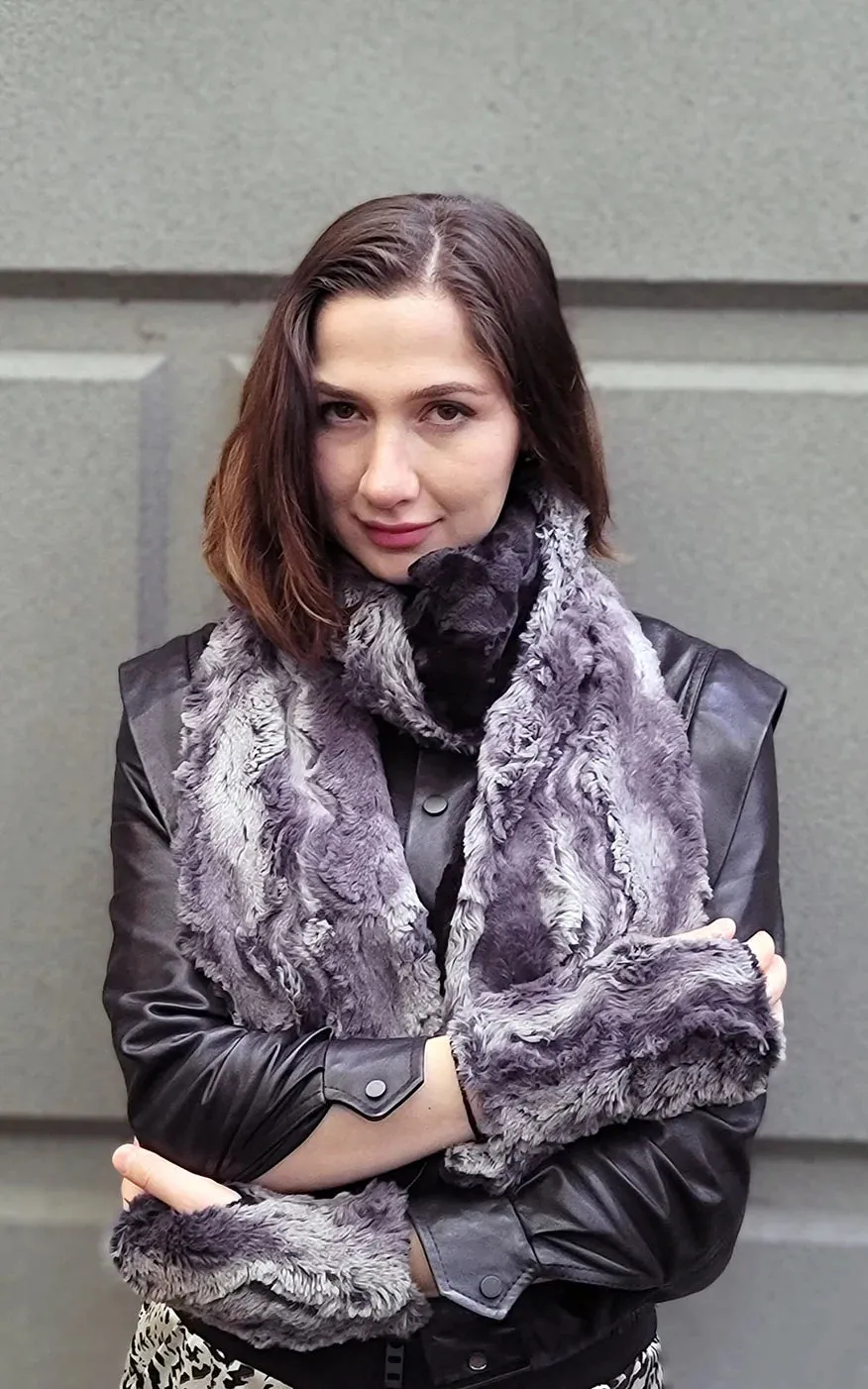 Pandemonium Cuddly Faux Fur Scarf - Multiple Colors Available