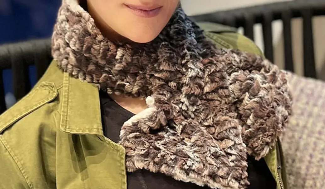 Pandemonium Cuddly Faux Fur Scarf - Multiple Colors Available