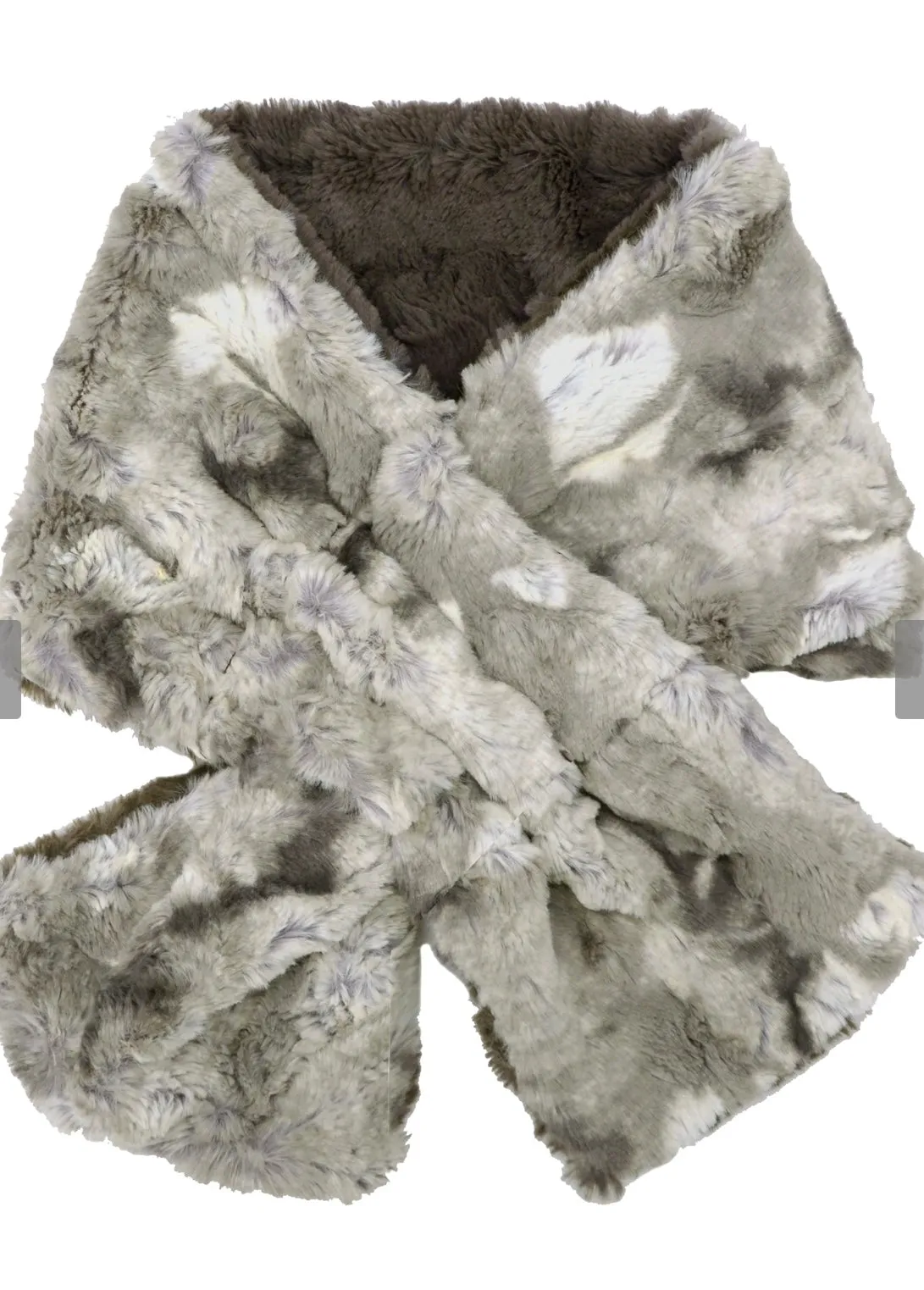 Pandemonium Faux Fur Pull Thru Scarf - Multiple Colors Available