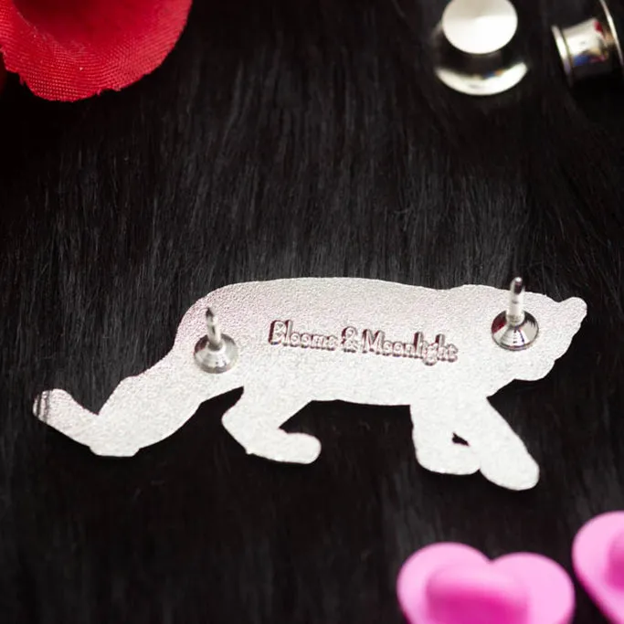 Panther with Blooms pin