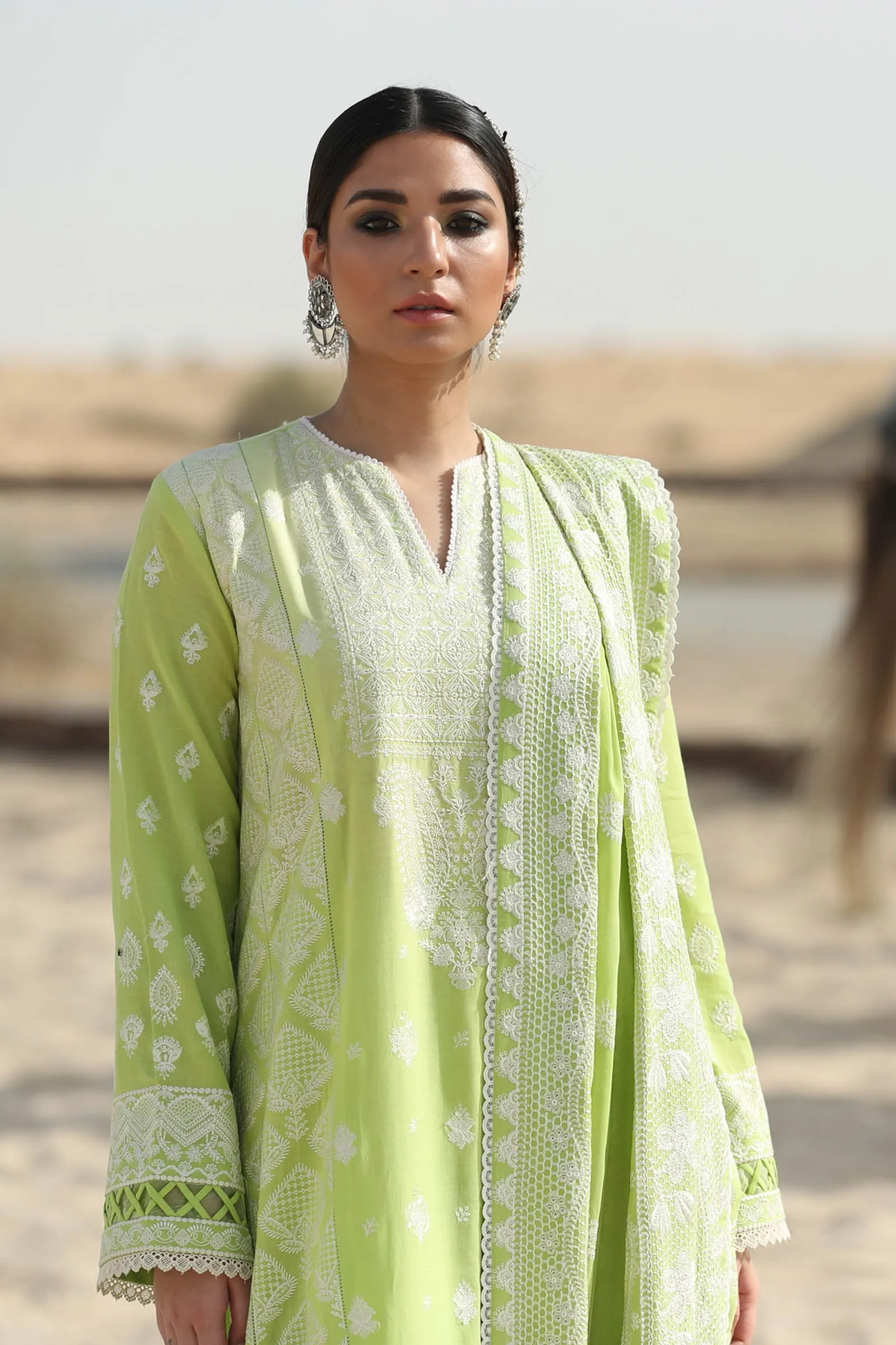 PARISA (ZL22-03 A) | Zaha Summer Lawn Collection 2022 | Unstitched Embroidered Lawn Suits