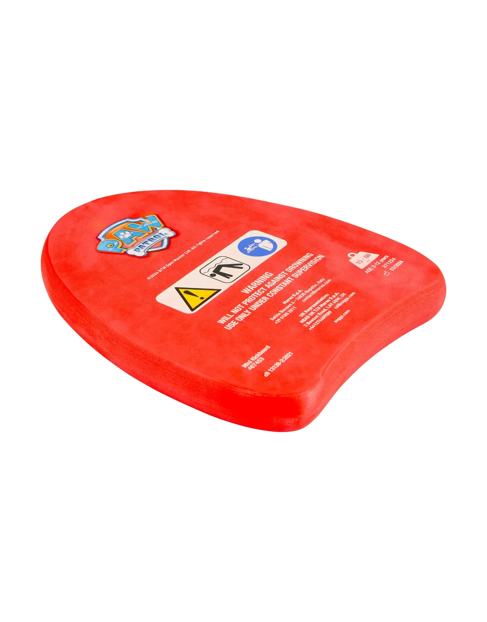 Paw Patrol Mini Kids Swim Kickboard - Red