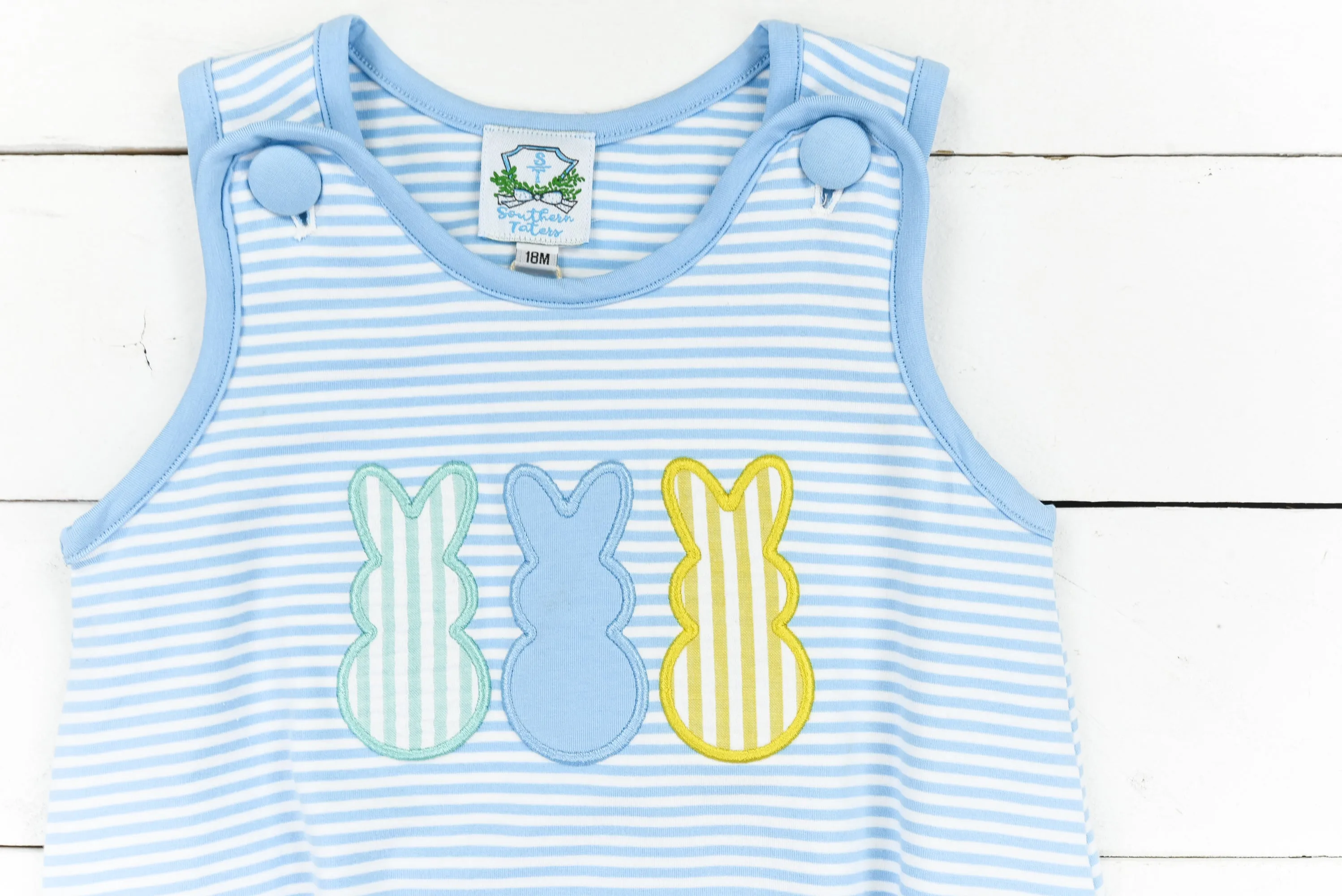 Peeps Applique Boy Bubble