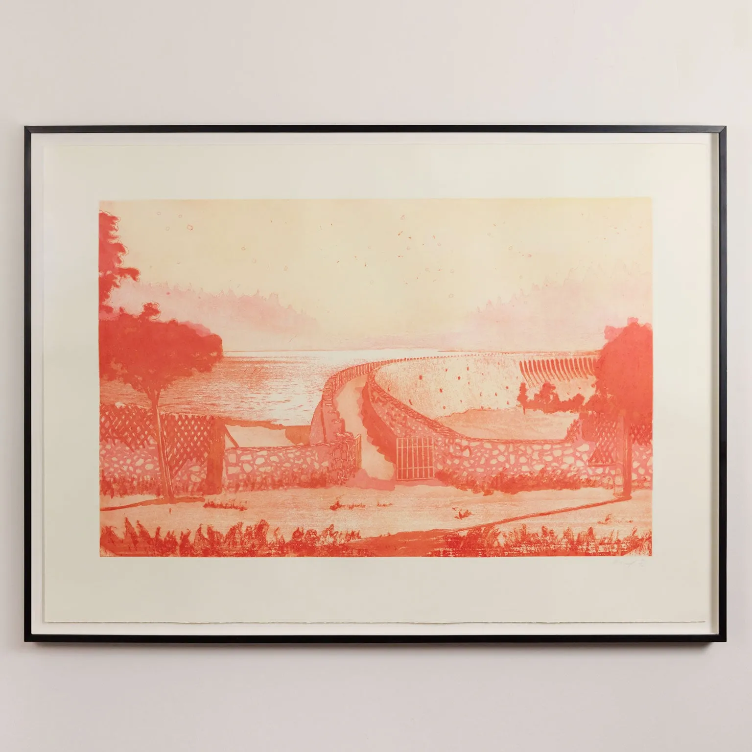 PETER DOIG "MULDENBERG" ETCHING, 2001
