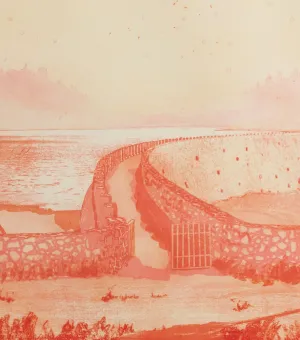 PETER DOIG "MULDENBERG" ETCHING, 2001