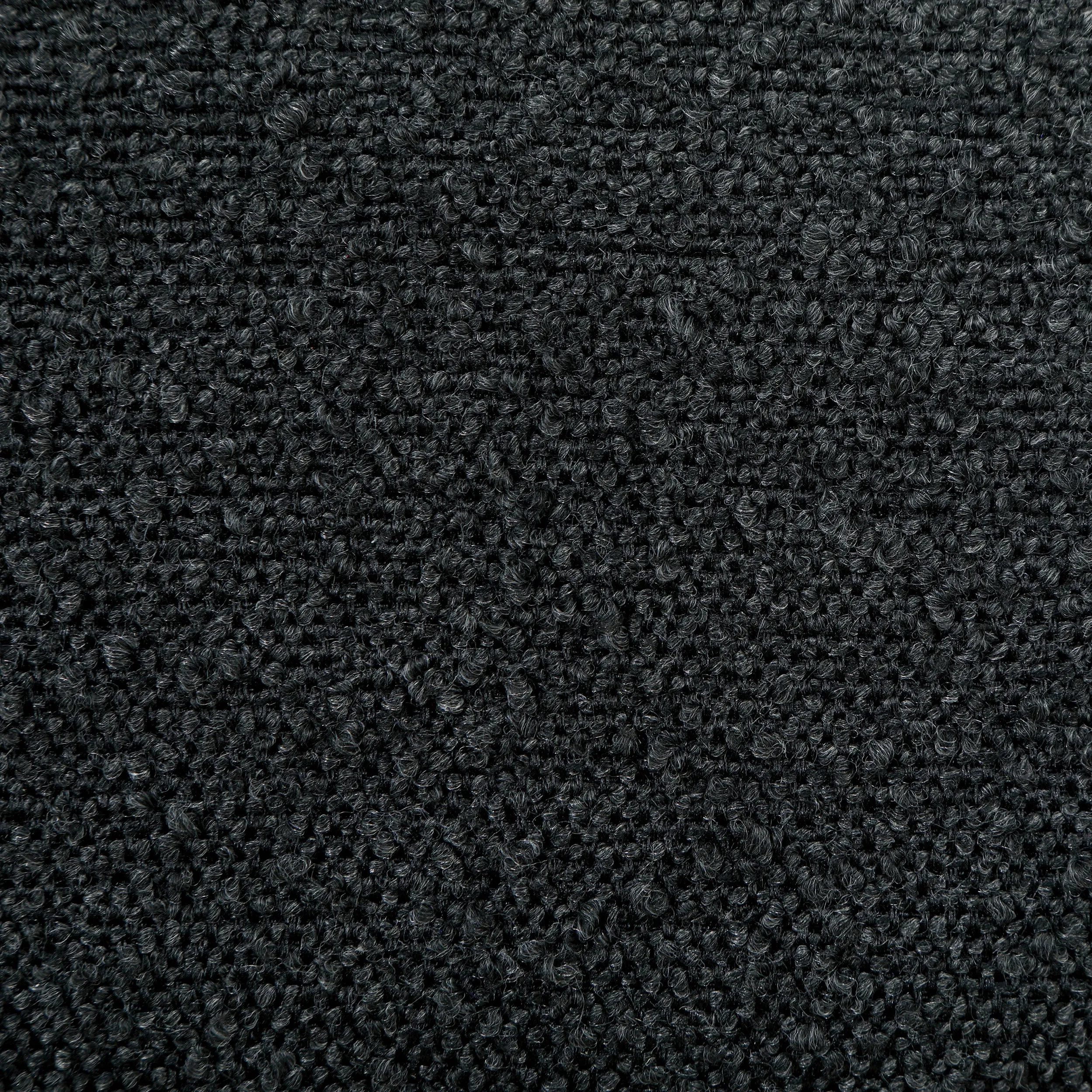 Petra Boucle Upholstered Accent Side Chair Black