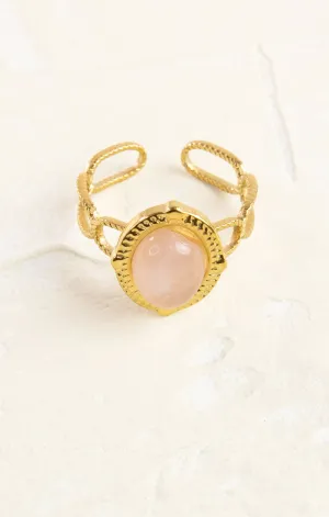 Pink Oval Ring