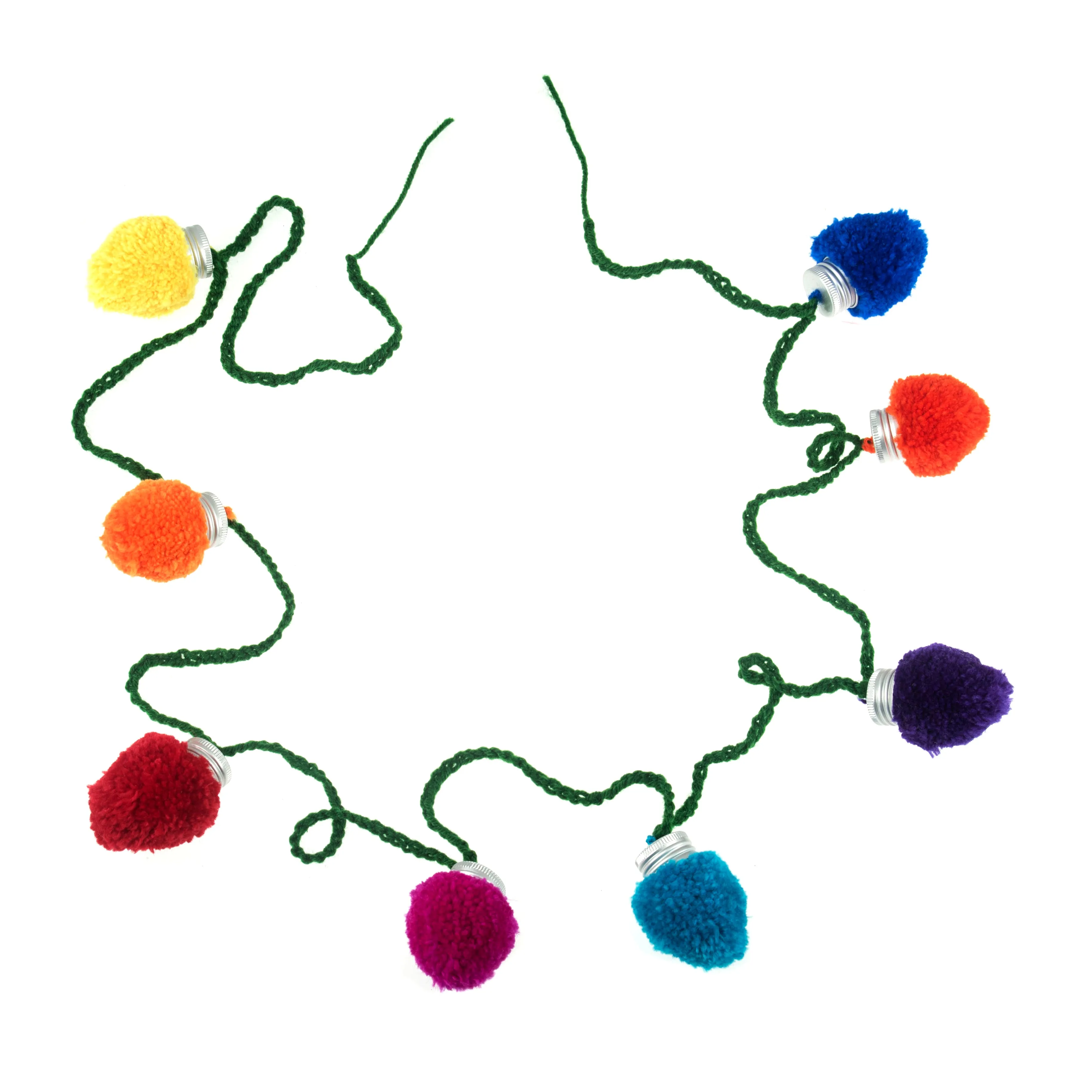 PomPom Garland Kit - Christmas Lights
