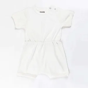 Ponchik Babies   Kids - Ribbed Cotton Romper - Daisy
