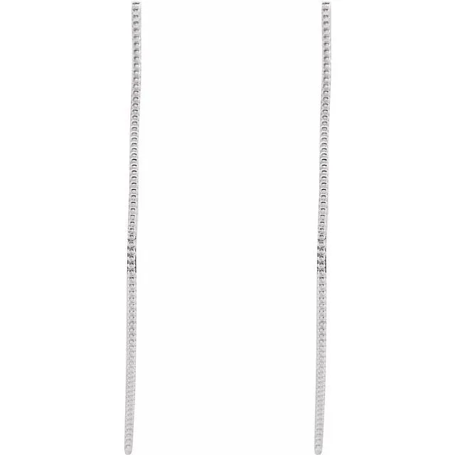 Precious Metal Fashion Earrings with Backs