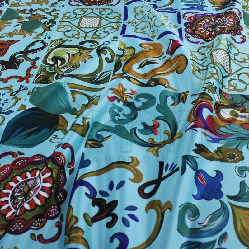 Printed Digital Duchess Satin 140 cm