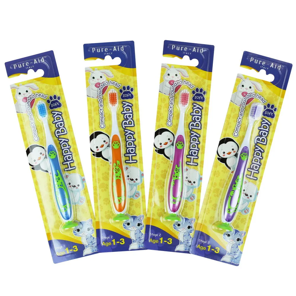 Pure-Aid Happy Baby Toothbrush (Soft)
