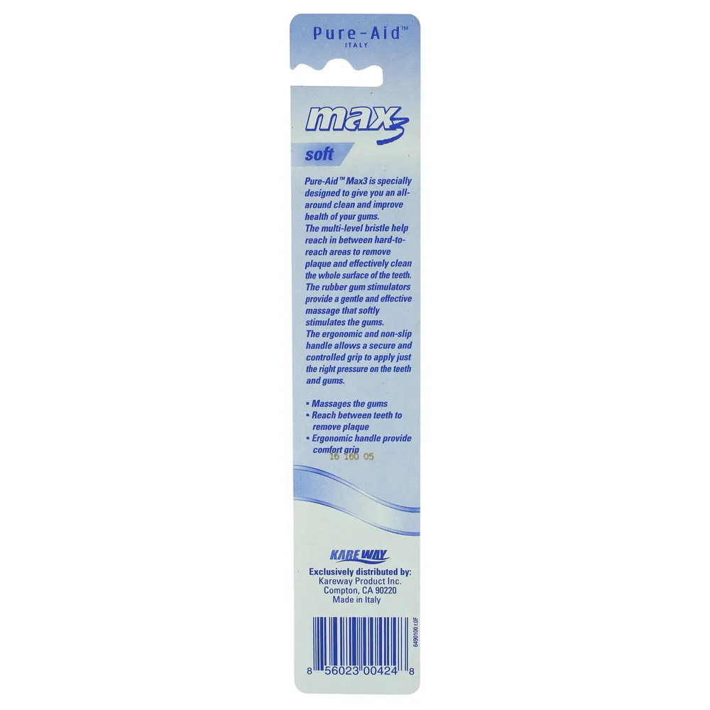 Pure-Aid Max3 Toothbrush (Soft)