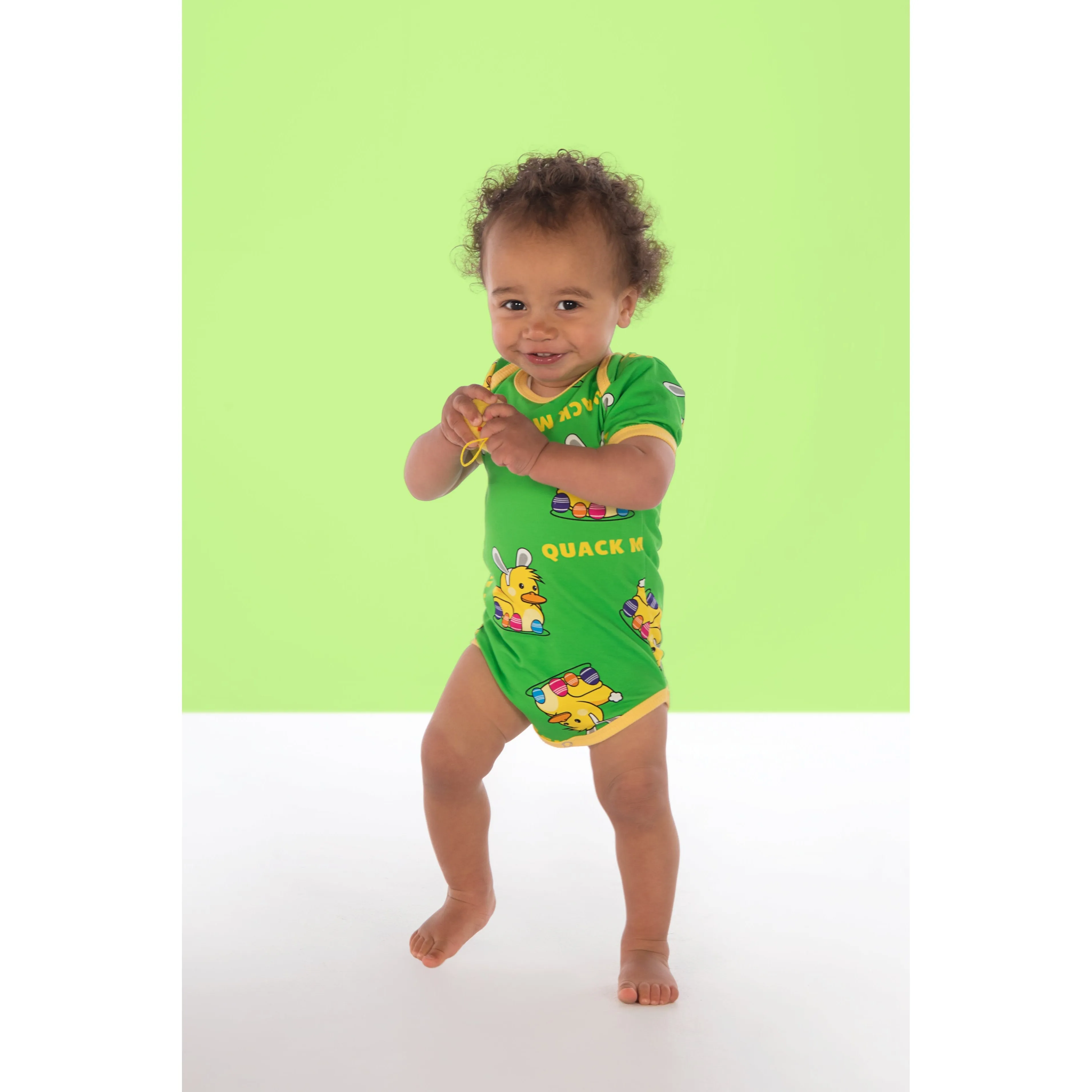 Quack Me Up Short Sleeve Onesie - 1 Left Size 6-9 months