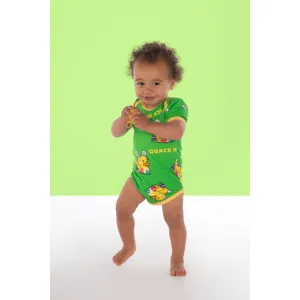 Quack Me Up Short Sleeve Onesie - 1 Left Size 6-9 months