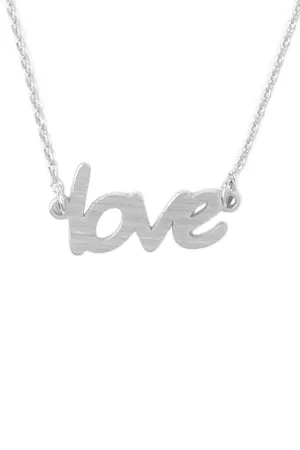 "LOVE" LETTERING NECKLACE