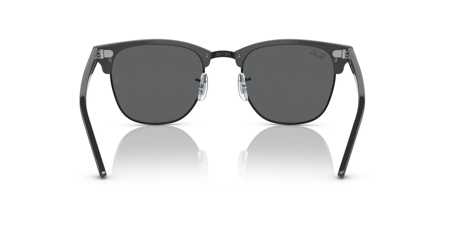 Ray-Ban New Clubmaster Sunglass Grey On Black / Dark Grey