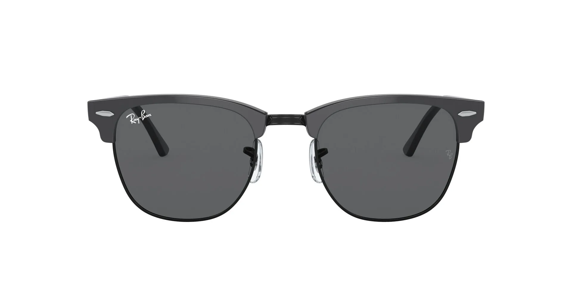 Ray-Ban New Clubmaster Sunglass Grey On Black / Dark Grey